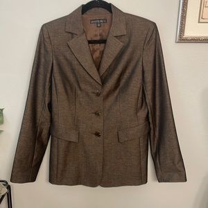 Lafayette 148 3 button Blazer Suit Jacket Wool Blend
